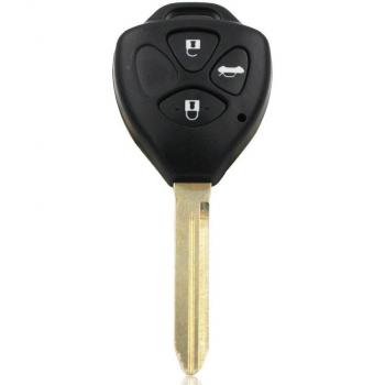 Toyota TOY47 Remote Key Shell Case Cover for Corolla Camry Auris (2-Button & 3-Button)