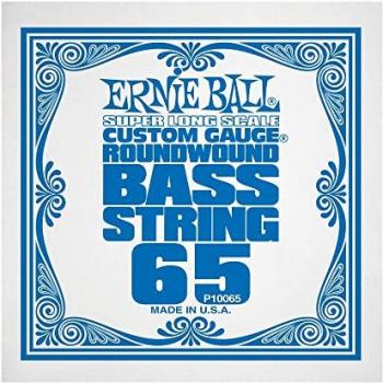 Ernie Ball Nickel Roundwound Bass String .065 Super Long