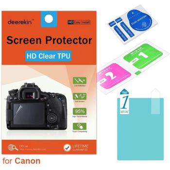 Deerekin HD Soft TPU Screen Protector for Canon EOS 5DSR