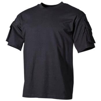 Arm ID Panel Tactical T-Shirt (Short Sleeve) – MFH Black