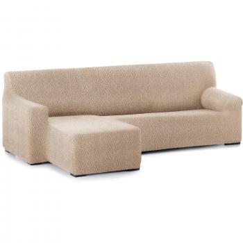 Eiffel Chic – Funda Convertible Sofá/Roc Chaise Longue, Brazo Corto Izquierda 250‑360 cm Beige