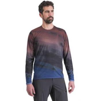 Maillot Sportful Flow Giara Maniche Lunghe Blu Rosso M