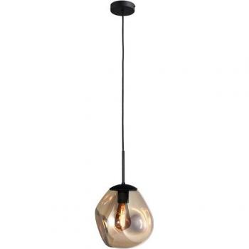 Gold‑Fumé Lava-Pendelleuchte Masterlight – 24 cm, 1‑Flamme, Glas, ohne Leuchtmittel
