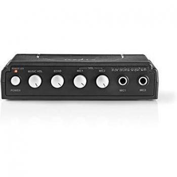 Nedis Dual-Mikrofon Karaoke-Mixer – 100–230 VAC Kompatibel