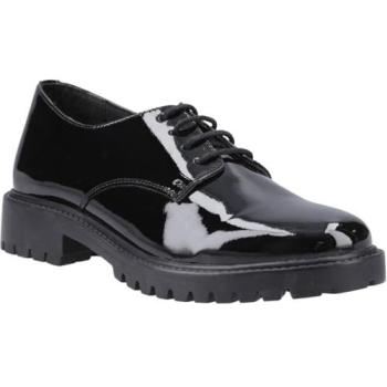 Aubrey Black Patent Junior Lace‑Up Infant Shoe (Size 13)