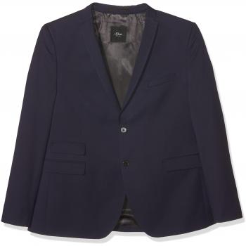 S.Oliver BLACK LABEL Herren Anzugjacke 02899543295, Blau