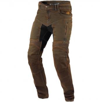 Marrone Trilo Moto Doublelayer Jeans Slim 32-44