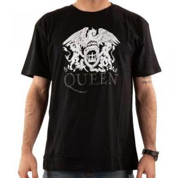 T-shirt Diamante Queen XXL Nera