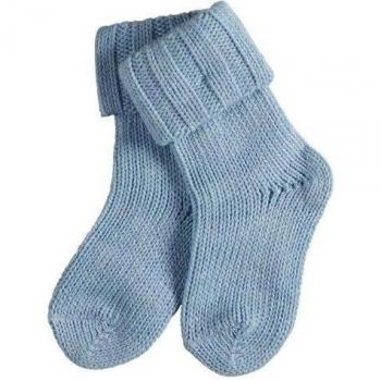 Calze Unisex Neonato Falke in Cotone e Lana Blu 80-92