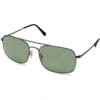 Ray-Ban Unisex Adults’ Matte Gunmetal Blue Sunglasses