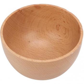 Bol en bois massif style Shōrin – repas bébé et fruits