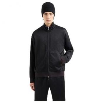 Felpa Con Zip Armani Exchange Uomo Nero XL