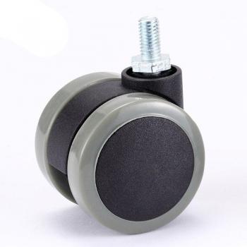 Myhomera 4Pcs 2 M8 Rubber Brake Chair Wheels