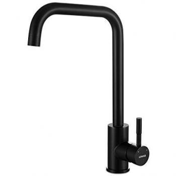 Grifo de Cocina Lonheo Negro para Agua Fría y Caliente