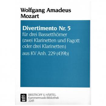 Partitions classique EDITION BREITKOPF MOZART W.A.