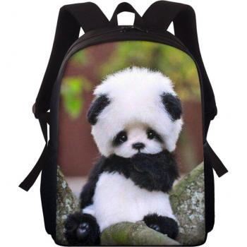 Estudiante 3D Mochila Panda