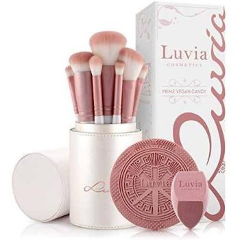 Luvia Cosmetics Kosmetikpinsel-Set »Prime Vegan Candy«, (10 tlg.)