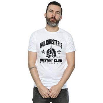 Marvel T‑shirt Hulkbuster Bustin’ Club 2XL Blanc