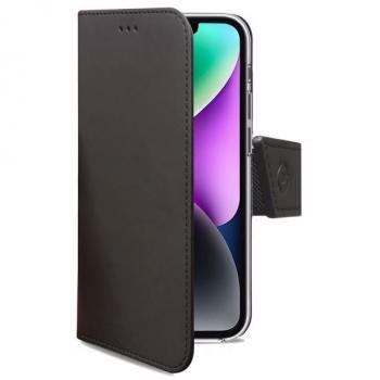 Celly WALLY Smartphone Hülle für iPhone 14, Schwarz