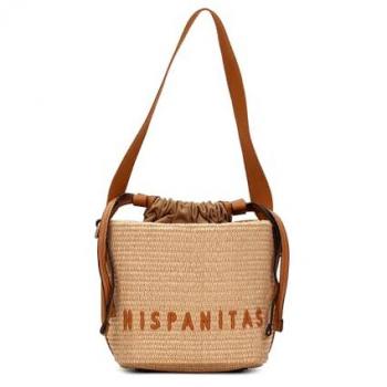Bolso hombro Hispanitas BV253837 en color natural
