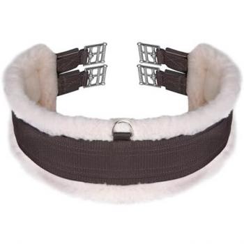 Shires ARMA 50 Brown Fleece‑Lined Girth