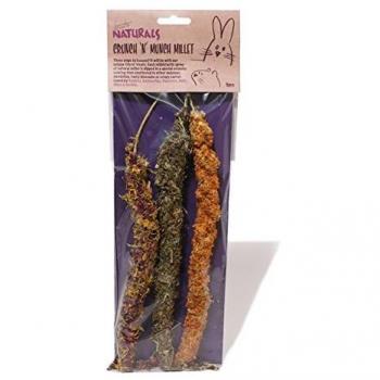 Rosewood Boredom Breaker Natural Crunch 'n' Munch Millet Treats 3 Pack