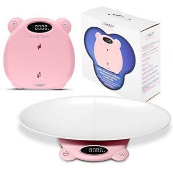 VITAMMY BABYCINNO Pink/Weiß Babywaage für Frühgeborene