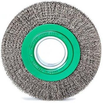Brosse à métaux ondulée Lessmann, diamètre 150 mm