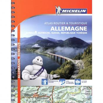 ATLAS ALLEMAGNE, BENELUX, AUTRICHE, SUISSE, REPUBLIQUE TCHEQUE ATLAS ROUTIER ET TOURISTIQUE