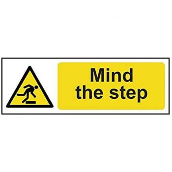 Mind the Step Alert Sign