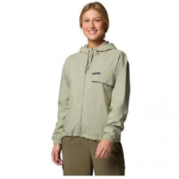 Giacca Columbia Skien Valley per Donne, Lungo/Short, Cappuccio, Beige, S