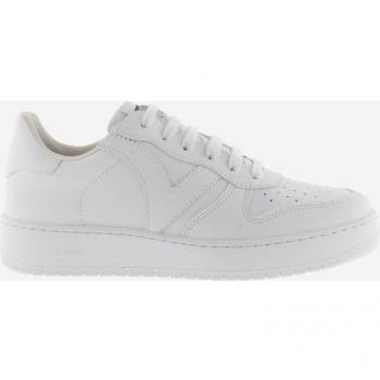 Baskets blanches en cuir pour femmes