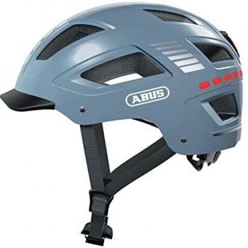 Casco de ciclismo Abus Hyban 2.0 con luz LED Glacier