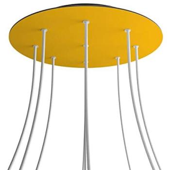 Kit câble créatif Krovnr409ef113, rosée moutarde, forme ronde, 400 mm, 9 trous + 4 latéraux