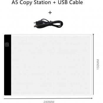 3-Level Adjustable LED Drawing Pad for Children