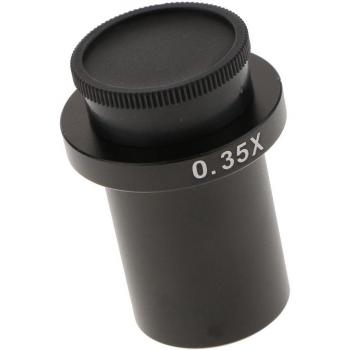 Kit de Montaje 0.35X C – Para Microscopio, Cámara CCD y Ocular Digital – Negro