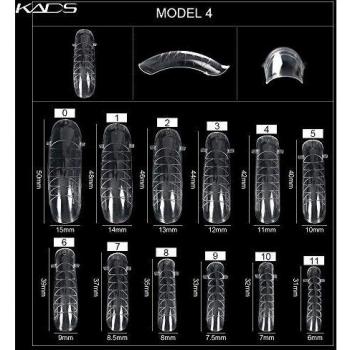 Model 120 Transparante Nagelschalen voor Verlenging