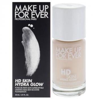 Make Up For Ever HD Skin Hydra Glow Foundation with Hyaluronic Acid – 1N00 (Alabaster)