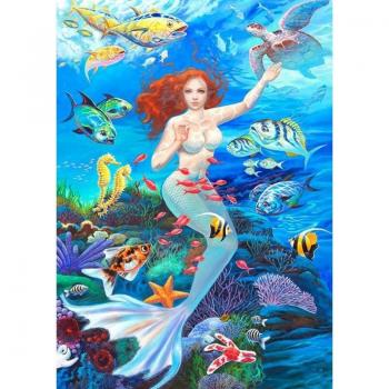 Arte en Diamante Pez 20X30CM