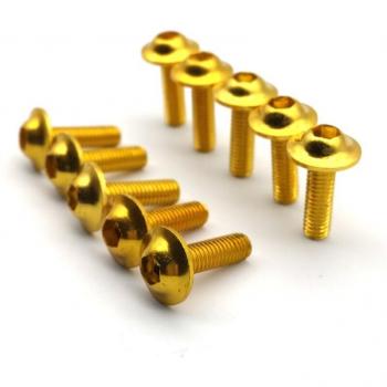 10er Pack M6 x 20mm Motorrad Verkleidungsschrauben