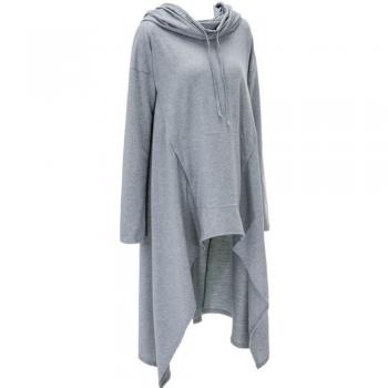 GUAPISIMA Sweat Long avec Capuche Manches Longues Gris XXL