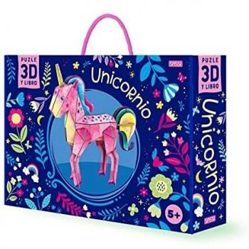 Unicornio. 3D Niños. Con maqueta. Edic. ilustrado (Español)