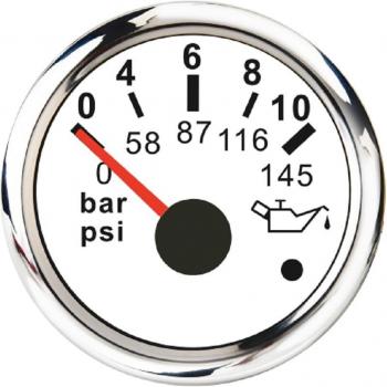 52MM Oil Pressure Meter for Cars, Boats, and Motorcycles