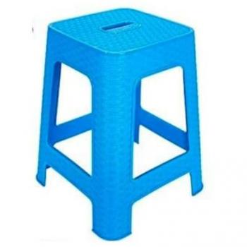 Sgabello de Ratán Plástico Azul Claro 45,5 cm