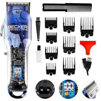 Tondeuse Becker Blu Motion Sola Energia con Lama Inox