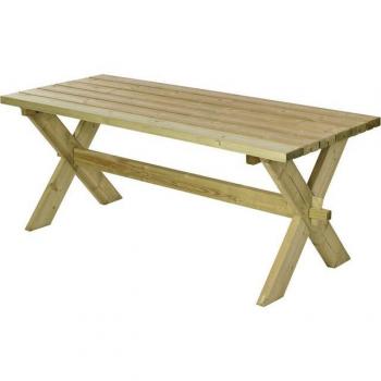 Stabiler Kiefernholz Tisch für den Außenbereich 177x75 cm