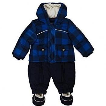 Kanz Mono de Nieve con Capucha para Bebé-Niños, Multicolor 6-9 meses (74 cm)