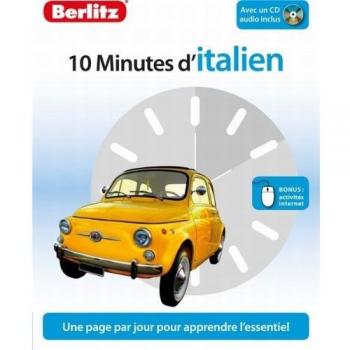 10 Minutes d'Italien, Méthode de langue pour apprendre rapidement, avec 1 CD audio.