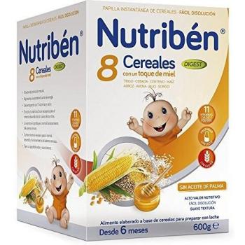 NUTRIBEN PAP 8 CER/MIEL BIFIDUS 600 G
