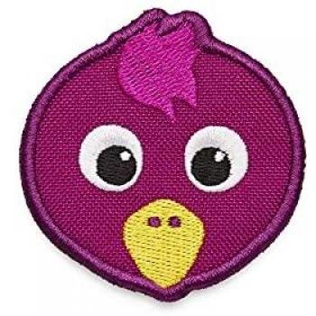 Klett-Badge Vogel Motiv Patch für Rucksack